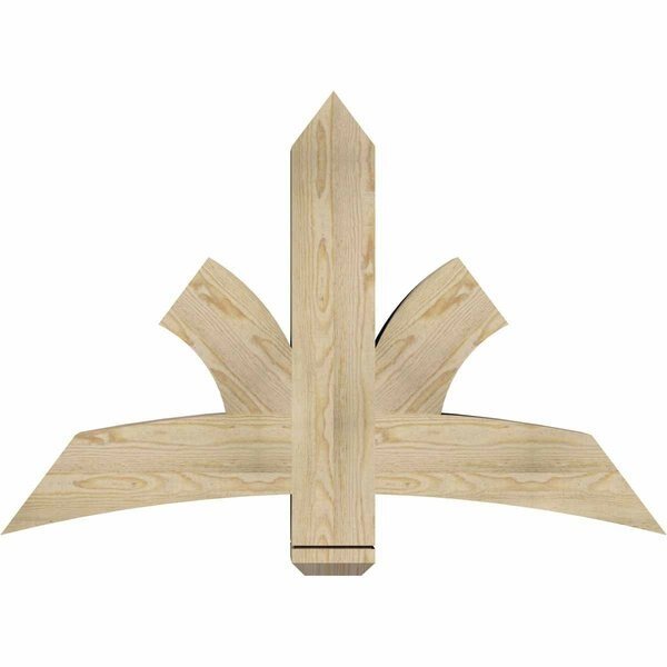 Davenport Rough Sawn Timber Gable Bracket, Douglas Fir, 48